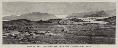 Port Arthur, fotograferet fra Neighboring Hills af English Photographer