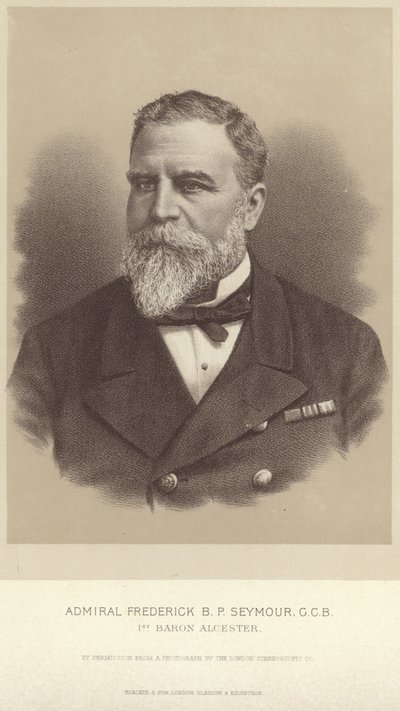 Portræt af admiral Frederick B. P. Seymour af English Photographer