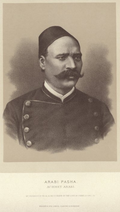 Portræt af Arabi Pasha af English Photographer