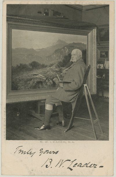 Portræt af Benjamin Williams leder af English Photographer