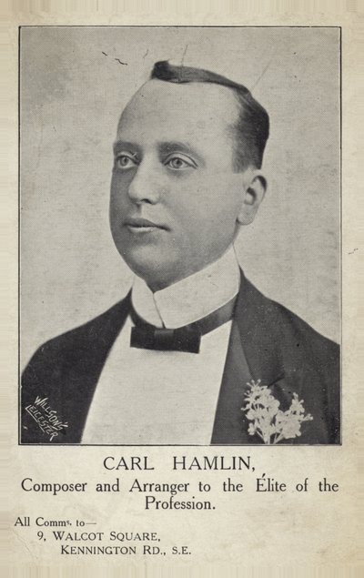Porträt von Carl Hamlin von English Photographer