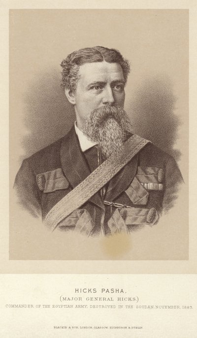 Portræt af oberst William Hicks af English Photographer