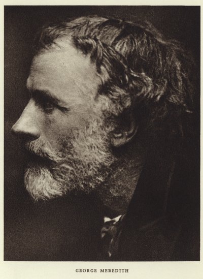 Portræt af George Meredith af English Photographer