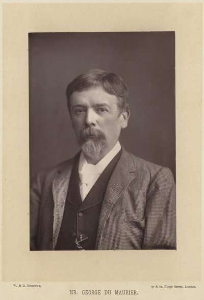 Portræt af George du Maurier af English Photographer