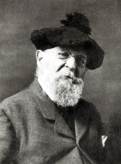 Portræt af Joseph Wolf (bw foto) af English Photographer