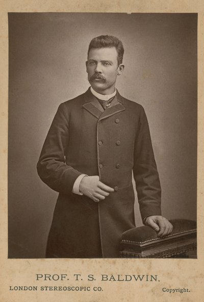 Portræt af professor Thomas Scott Baldwin af English Photographer