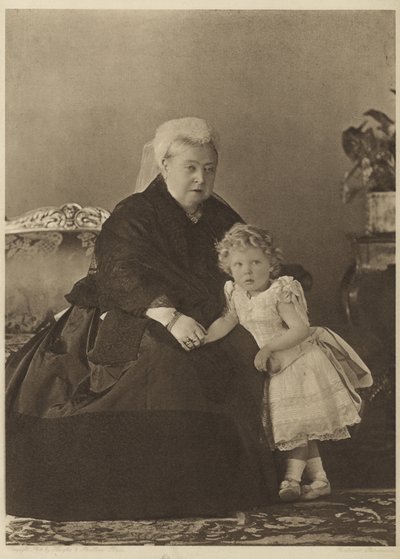 Portræt af dronning Victoria af English Photographer