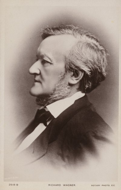Portræt af Richard Wagner af English Photographer