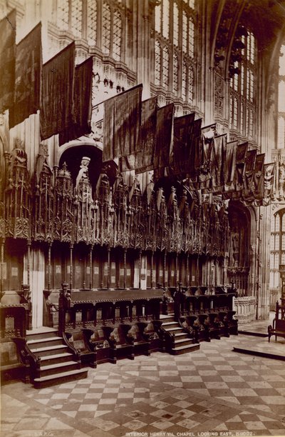 Postkort fra Westminster Abbey af English Photographer