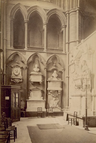 Postkort fra Westminster Abbey af English Photographer