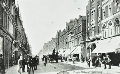 Powis Street, Woolwich: generel udsigt, 1890 af English Photographer