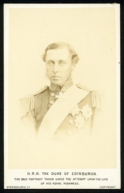 Prins Alfred, hertug af Edinburgh af English Photographer