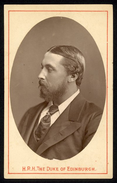 Prins Alfred, hertug af Edinburgh af English Photographer