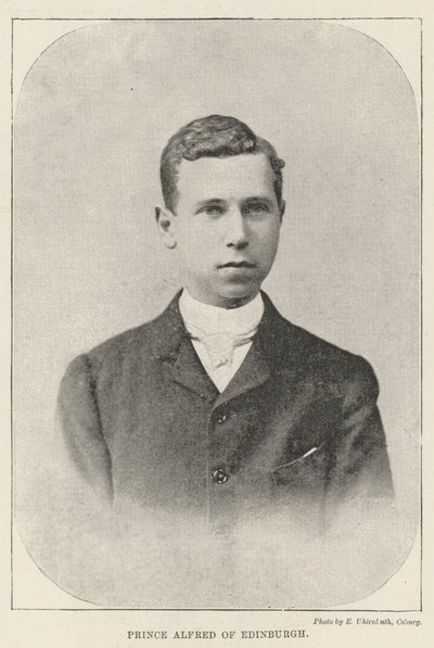 Prins Alfred af Edinburgh af English Photographer