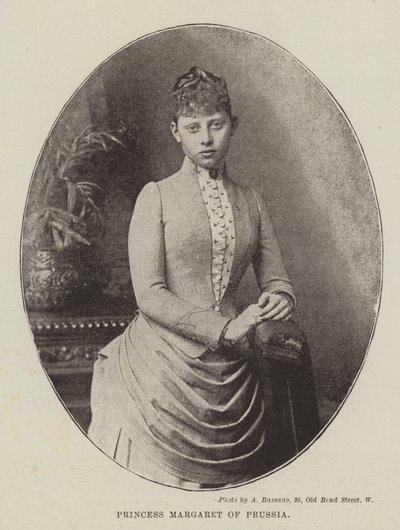 Prinsesse Margaret af Preussen af English Photographer