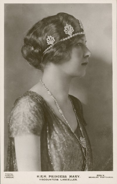 Prinsesse Mary, Viscountesse Lascelles (s/h-billede) af English Photographer