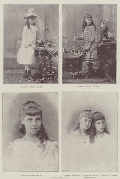 Prinsesse Victoria Melita af Saxe-Coburg og Gotha af English Photographer