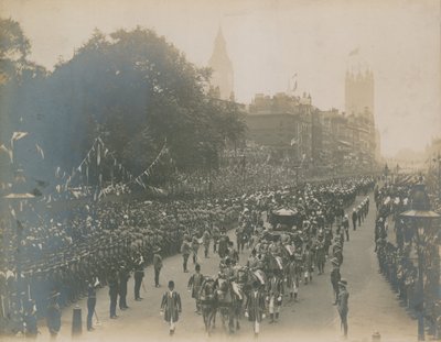 Procession til kroningen af kong Edward VII af English Photographer