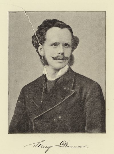 Professor Henry Drummond af English Photographer