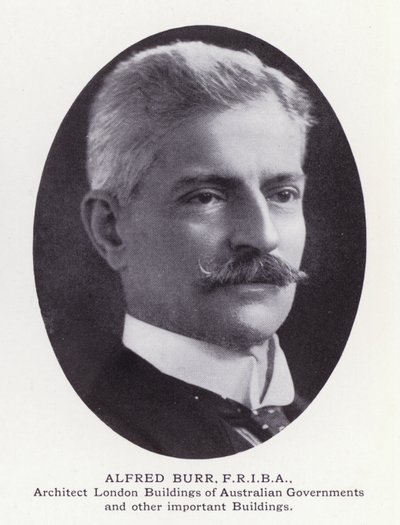 Prominent Men of London: Alfred Burr (s/h foto) af English Photographer