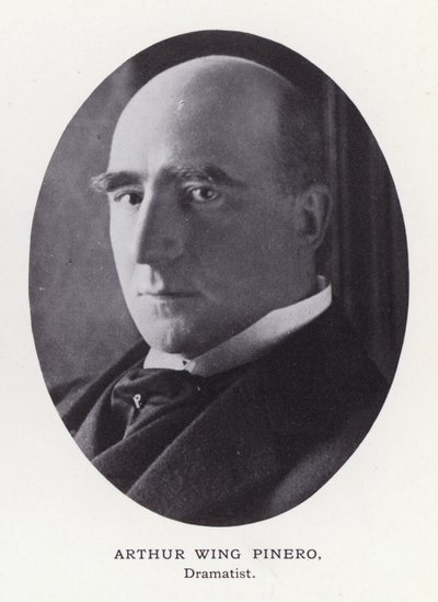 Prominent Men of London: Arthur Wing Pinero (s/h foto) af English Photographer