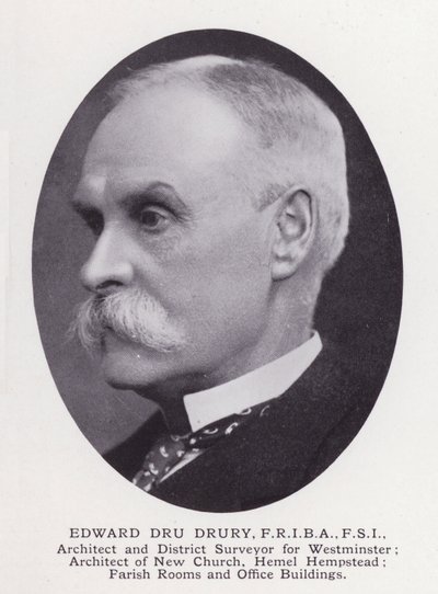 Prominent Men of London: Edward Dru Drury (s/h foto) af English Photographer