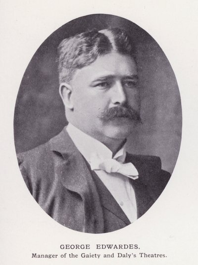 Fremtrædende mænd fra London: George Edwardes (s/h-billede) af English Photographer
