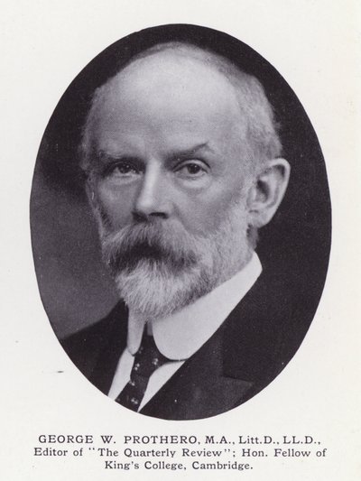 Prominent Men of London: George W Prothero (s/h-billede) af English Photographer