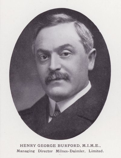Fremtrædende mænd fra London: Henry George Burford (s/h foto) af English Photographer