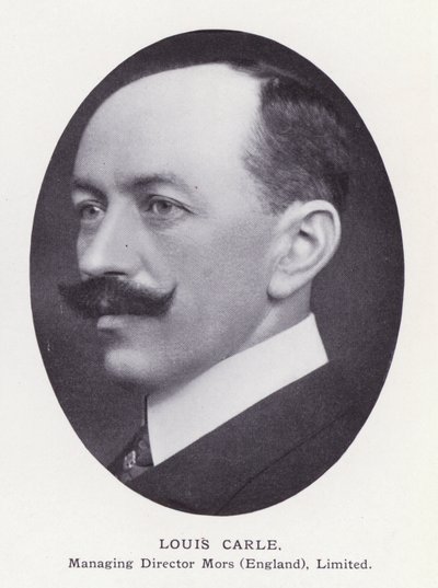 Fremtrædende mænd fra London: Louis Carle (s/h-billede) af English Photographer