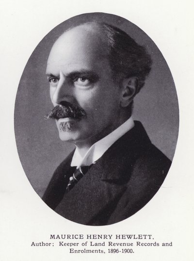 Fremtrædende mænd fra London: Maurice Henry Hewlett (s/h-foto) af English Photographer