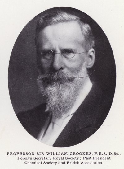 Fremtrædende mænd fra London: Professor Sir William Crookes (s/h foto) af English Photographer