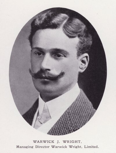 Prominent Men of London: Warwick J Wright (s/h foto) af English Photographer
