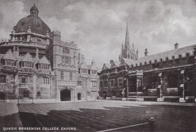 Quadrangle Brasenose College, Oxford af English Photographer