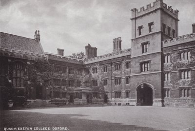 Quadrangle Exeter College, Oxford af English Photographer