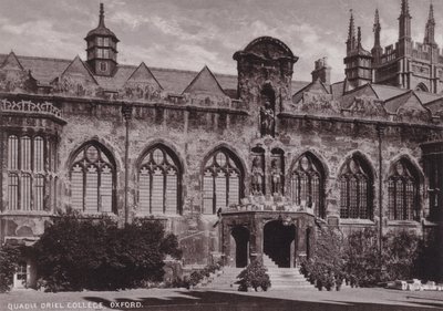 Quadrangle Oriel College, Oxford af English Photographer
