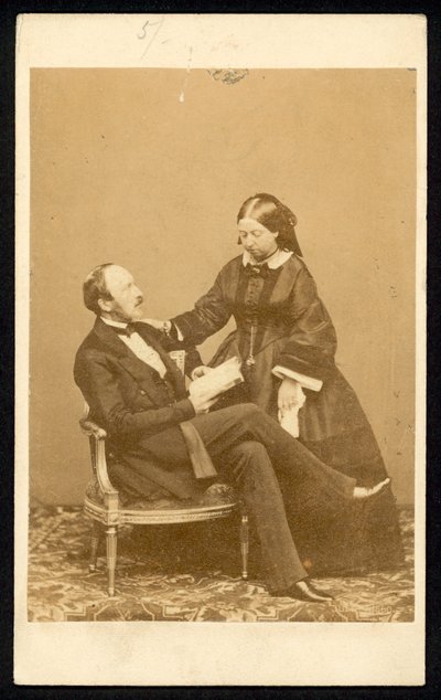 Dronning Victoria og Prins Albert af English Photographer