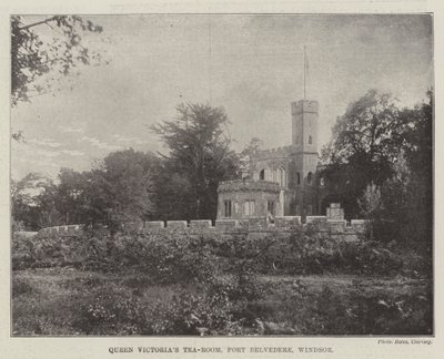 Queen Victorias Tea Room, Fort Belvedere, Windsor af English Photographer