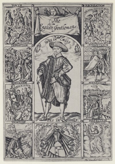 R Brathwait, The English Gentleman, J Haviland for R Bostock 1630 (s/h-foto) af English Photographer