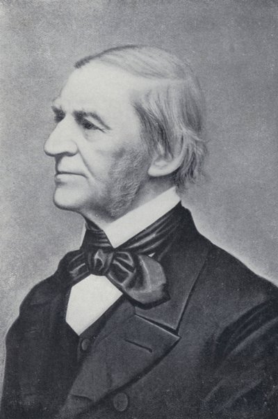Ralph Waldo Emerson (s/h foto) af English Photographer