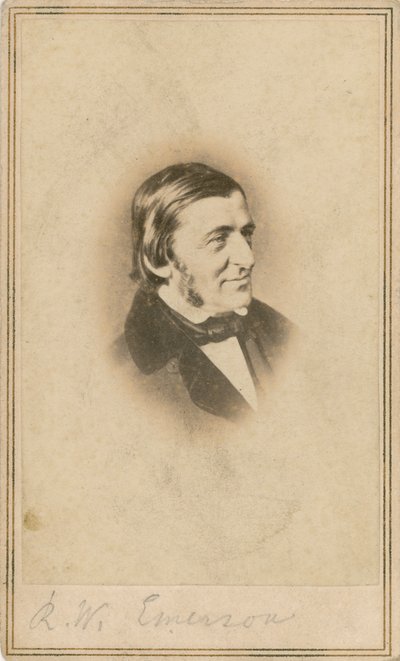 Ralph Waldo Emerson af English Photographer