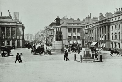 Regent Street, Westminster LB: Waterloo Place ser mod Regent Street, 1896 af English Photographer