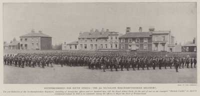 Forstærkninger til Sydafrika, 3. Bataljon Northamptonshire Regiment af English Photographer