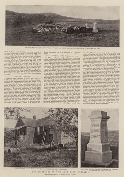 Erindringer om den sidste boer-kampagne af English Photographer