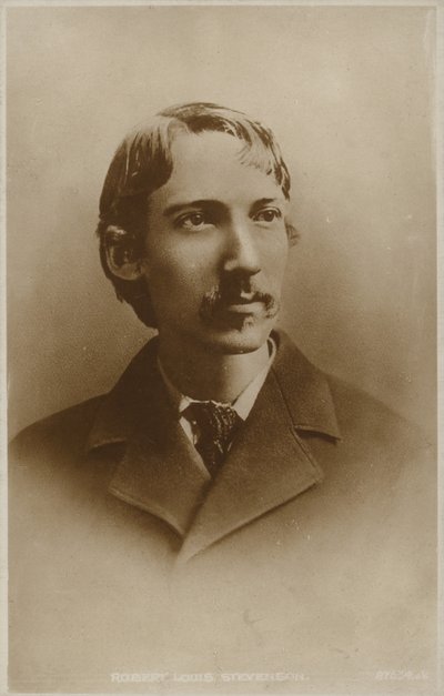 Robert Louis Stevenson (1850-1894), skotsk romanforfatter, digter og rejseskribent af English Photographer