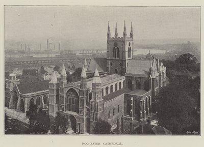 Rochester Cathedral af English Photographer