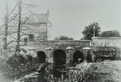 Roe Bridge, Mitcham Lane, 1897 af English Photographer