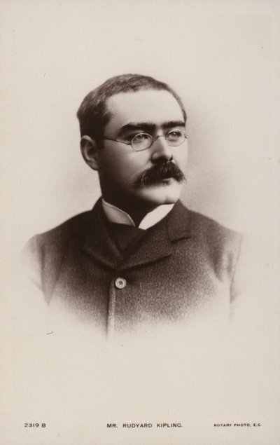 Rudyard Kipling (1865-1936), engelsk novelleforfatter, digter og romanforfatter af English Photographer