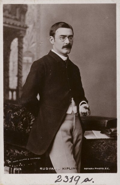 Rudyard Kipling (1865-1936), engelsk novelleforfatter, digter og romanforfatter af English Photographer