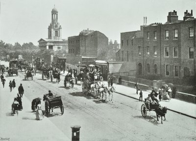 Saint Marks, Clapham Road: ved Kennington Road, 1894 af English Photographer